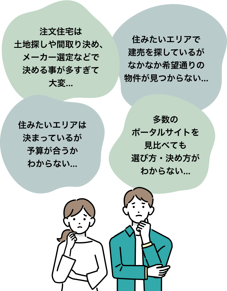 予算も含めたぴったりのお家をご提案！